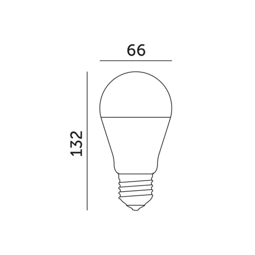 E27 LED-fényforrás, 22 W, Hideg fehér