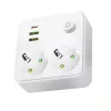 Splitter LINEA PRO FL2 2 sockets+2USB/1USB-C white Kobi