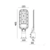 Oprawa drogowa LED BRELUXO 100W 4000K IP65 Kobi Premium