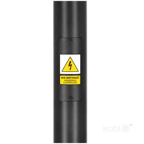 Słup BASE SV 3m Fi 60 mm czarny Kobi