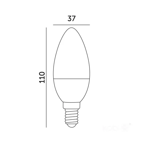 E14 LED-fényforrás, 8.5 W, Meleg fehér, Prémium