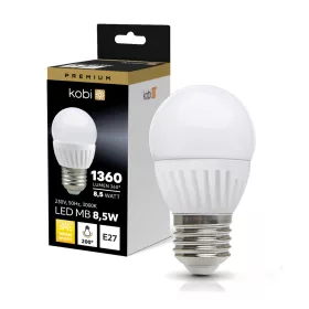 E27 LED-fényforrás, 8.5 W, Meleg fehér