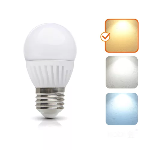E27 LED-fényforrás, 8.5 W, Meleg fehér