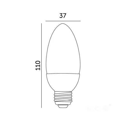 E27 LED-fényforrás, 8.5 W, Hideg fehér, Prémium