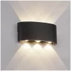 Garden wall lamp LED LUMEPRA 6W 4000K IP65 black Kobi