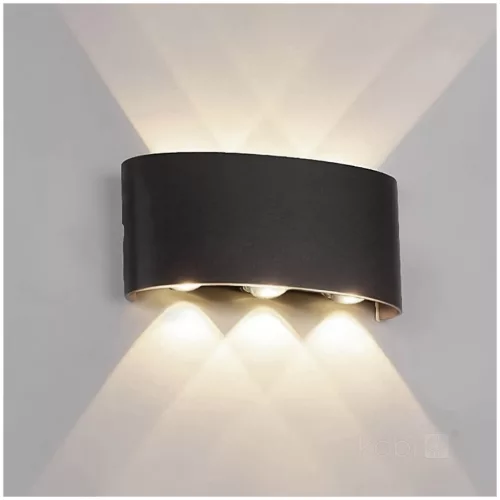 Garden wall lamp LED LUMEPRA 6W 4000K IP65 black Kobi