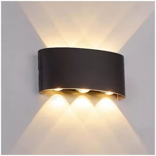 Garden wall lamp LED LUMEPRA 6W 3000K IP65 black Kobi