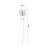 Solar garden lamp LED CANDELIO P 2700K IP44 black LED2B