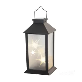 Solar garden lamp LED CANDELIO STAR 2700K IP44 black LED2B