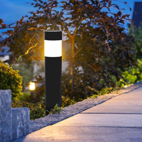 Solar bollard lamp LED AURORA ROUND 4000K IP44 LED2B