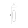 Solar bollard lamp LED AURORA ROUND 4000K IP44 LED2B