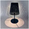 Solar garden lamp LED LUVETRA 4000K IP44 black LED2B