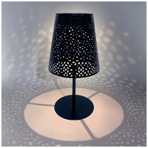 Solar garden lamp LED LUVETRA 4000K IP44 black LED2B