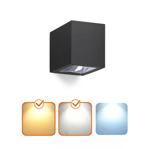 Solar garden wall lamp LED QUERK 2CCT IP54 LED2B