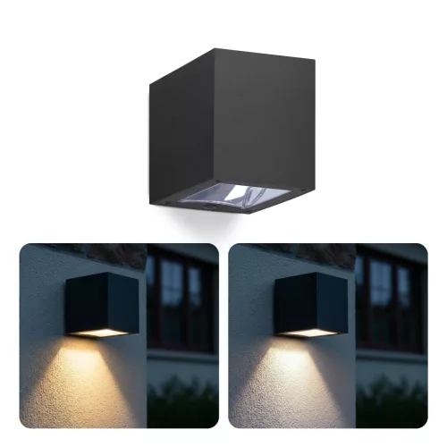 Solar garden wall lamp LED QUERK 2CCT IP54 LED2B