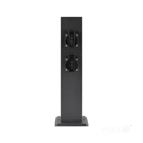 Garden bollard ZENVIO 4gn/Zu IP44 black LED2B