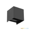 Garden wall lamp LED QUERK 2x2W 3000K IP54 550lm black LED2B