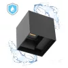 Garden wall lamp LED QUERK 2x2W 3000K IP54 550lm black LED2B