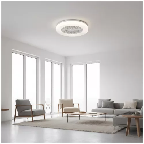 Ceiling LED lamp with fan VENTELUX 24W+15W 3CCT white Kobi Windstar