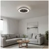 Ceiling LED lamp with fan VENTELUX 48W+15W 3CCT black Kobi Windstar