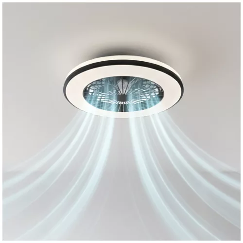 Ceiling LED lamp with fan VENTELUX 48W+15W 3CCT black Kobi Windstar