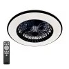 Ceiling LED lamp with fan VENTELUX 48W+15W 3CCT black Kobi Windstar