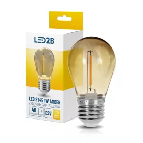 LED bulb ST45 1W E27 2700K abmer LED2B
