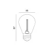 LED bulb ST45 1W E27 2700K abmer LED2B