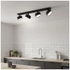 Ceiling spot lamp LUNVIGO 4xGX53 black Kobi