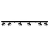 Ceiling spot lamp LUNVIGO 6xGX53 black Kobi