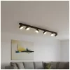 Ceiling spot lamp LUNVIGO 6xGX53 black Kobi
