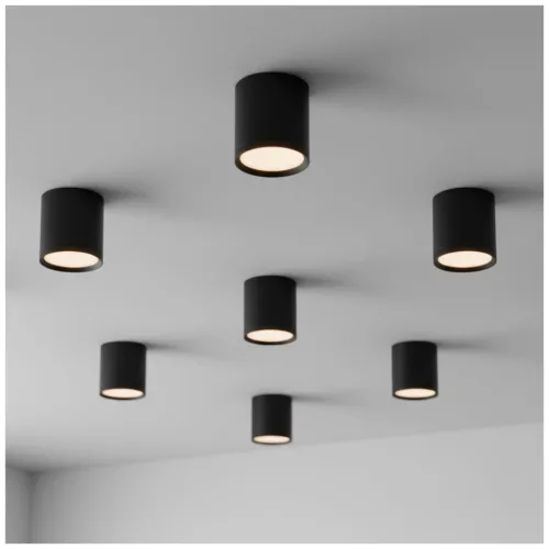 Downlight OH12 1xGX53 black Kobi