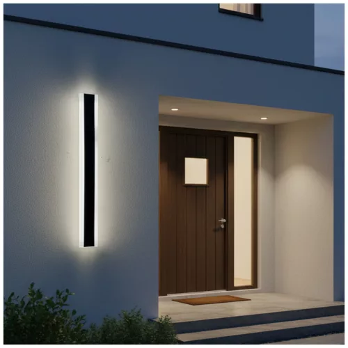 Garden wall lamp LED MIRANA S 12W 60cm 4000K IP44 black Kobi