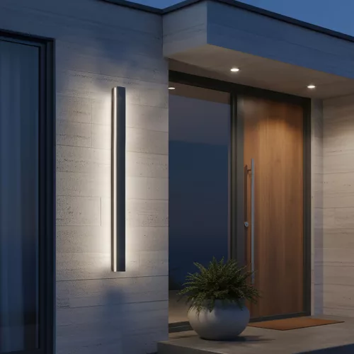 Garden wall lamp LED MIRANA 25W 120cm 4000K IP44 black Kobi