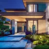 Garden wall lamp LED MIRANA 25W 120cm 4000K IP44 black Kobi