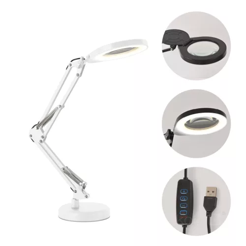 Desk lamp LED AURIQ LOUPE 10W 3CCT white LED2B