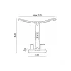 Desk lamp LED NOBLITE P 5W 3CCT biała LED2B