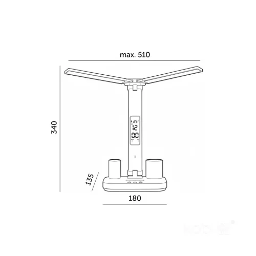 Desk lamp LED NOBLITE P 5W 3CCT biała LED2B