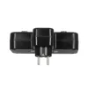Splitter LINEA PRO FL3 2 sockets+2USB/1USB-C 4000K black Kobi