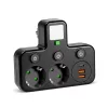 Splitter LINEA PRO FL3 2 sockets+2USB/1USB-C 4000K black Kobi