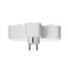 Splitter LINEA PRO FL3 2 sockets+2USB/1USB-C 4000K white Kobi