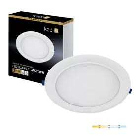 Downlight LED SIGARO CIRCLE PT 24W 3CCT Kobi Premium