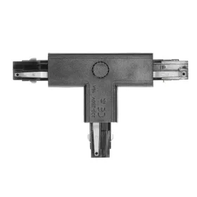 Connector for 3-circuit track T LEFT black Kobi
