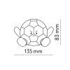 Night lamp LED DREAM BALL 1 Kobi Design