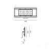 LED fixture MULTILUXO 200W 4000K IP65 Kobi Premium