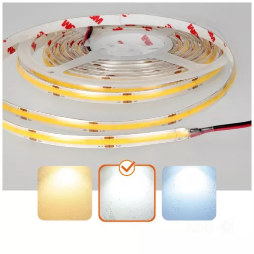 LED stripe TRAMO 320 COB AMBIENT 5m 4000K 24V IP65 Kobi Premium