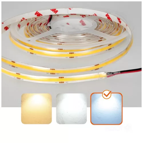 LED stripe TRAMO 320 COB AMBIENT 5m 6500K 24V IP65 Kobi Premium