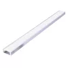 Surface profile P01 anodized silver + milky cover 1m Kobi