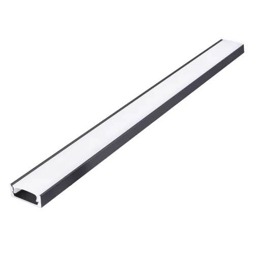 Surface profile P01 black + milky cover 1m Kobi