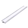 Recessed profile P02 anodized silver + milky cover 1m Kobi